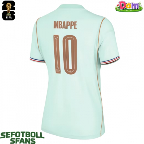 Frankrike Kylian Mbappe #10 Bortatröja Kvinnor VM 2026 Kortärmad